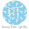 12"x12" Patterned Heat Transfer Vinyl - Awareness Ribbon - Light Blue -EXPRESSIONS VINYL Sales AwarenessRibbon LightBlue 00702.1554238079