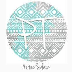 12"x12" Patterned Heat Transfer Vinyl - Aztec Splash