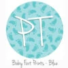 12"x12" Patterned Heat Transfer Vinyl - Baby Foot Prints - Blue -EXPRESSIONS VINYL Sales BabyFootPrints Blue 16763.1554238863