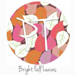 12"x12" Patterned Heat Transfer Vinyl - Bright Fall Leaves