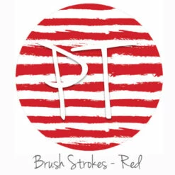 Red And White Holidays - Permanent Patterned Vinyl Collection -EXPRESSIONS VINYL Sales BrushStrokes Red 64580.1699634020