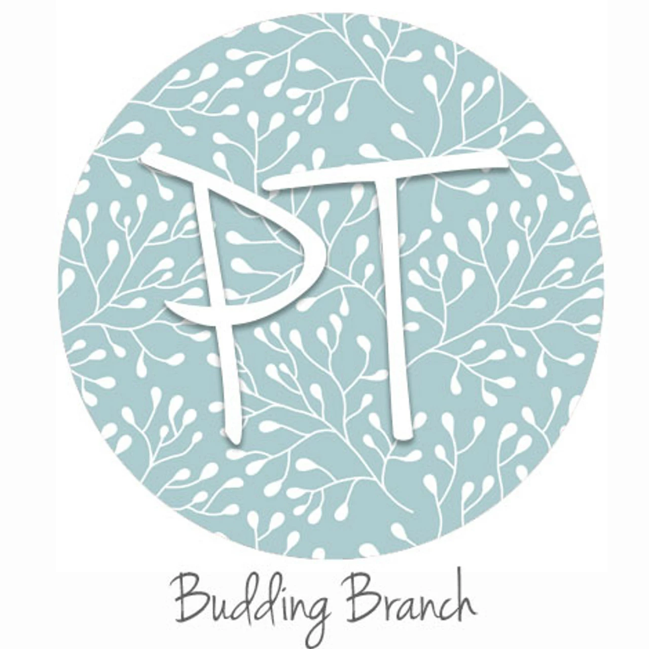 12"x12" Patterned Heat Transfer Vinyl - Budding Branch 3 12"x12" Patterned Heat Transfer Vinyl - Budding Branch