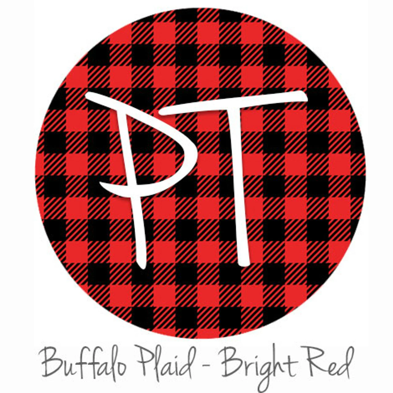 12"x12" Patterned Heat Transfer Vinyl - Buffalo Plaid - Bright Red 3 12"x12" Patterned Heat Transfer Vinyl - Buffalo Plaid - Bright Red
