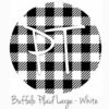 12"x12" Patterned Heat Transfer Vinyl - Buffalo Plaid Large - White -EXPRESSIONS VINYL Sales BuffaloPlaidLarge White 44895.1574351284