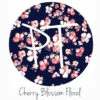12"x12" Patterned Heat Transfer Vinyl - Cherry Blossom Floral