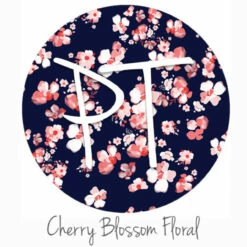 12"x12" Patterned Heat Transfer Vinyl - Cherry Blossom Floral