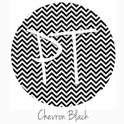 12"x12" Patterned Heat Transfer Vinyl - Chevron Black