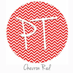 12"x12" Patterned Heat Transfer Vinyl - Chevron Red