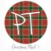 12"x12" Patterned Heat Transfer Vinyl - Christmas Plaid #1 -EXPRESSIONS VINYL Sales ChristmasPlaid 1 64422.1536785592