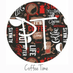 12"x12" Patterned Heat Transfer Vinyl - Coffee Time