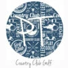 12"x12" Patterned Heat Transfer Vinyl - Country Club Golf