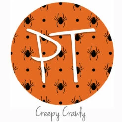 12"x12" Patterned Heat Transfer Vinyl - Creepy Crawly