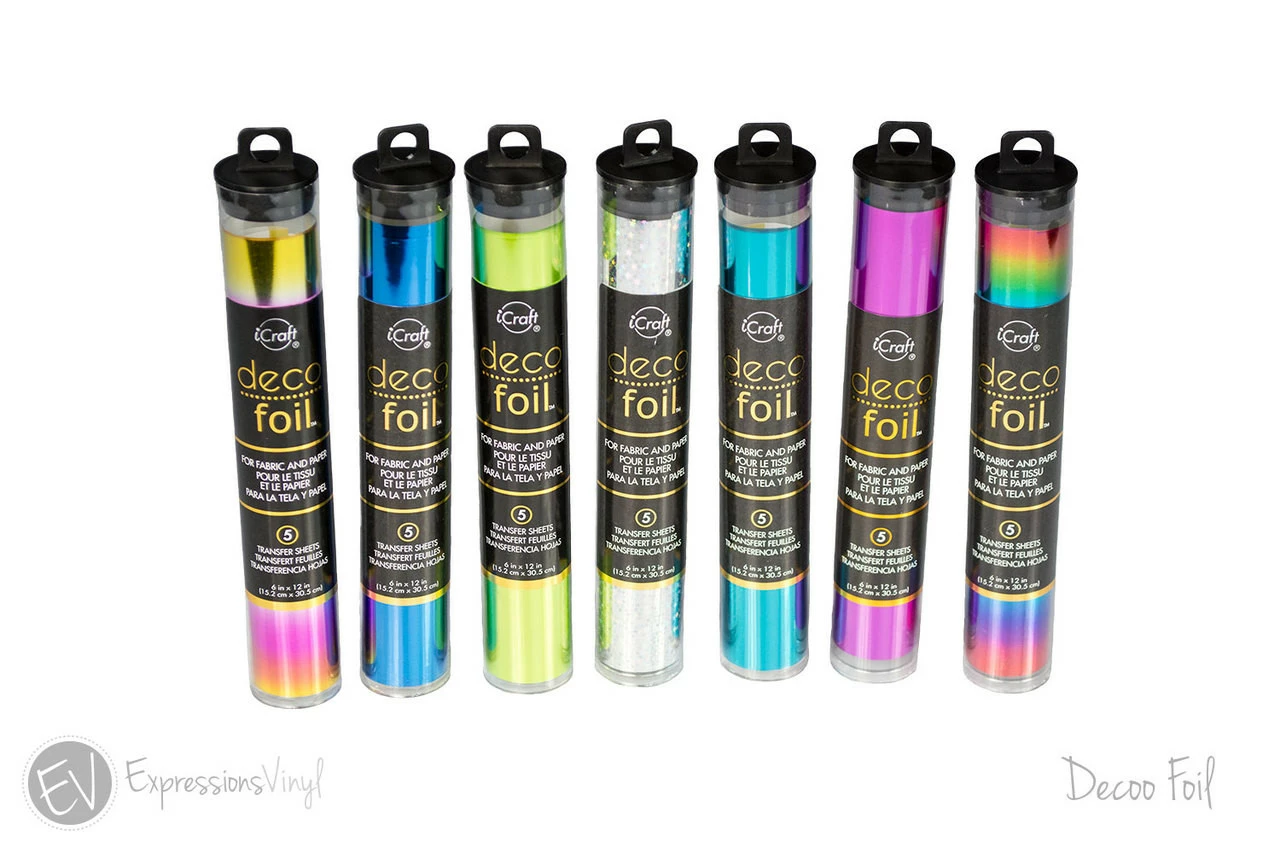 Deco Foil Transfer Sheets (5 Pack) ***For Use With EasyWeed Adhesive*** 3 Deco Foil Transfer Sheets (5 Pack) ***For Use With EasyWeed Adhesive***