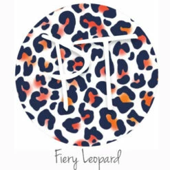 12"x12" Patterned Heat Transfer Vinyl - Fiery Leopard