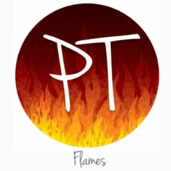 12"x12" Patterned Heat Transfer Vinyl - Flames