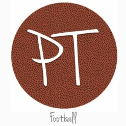 12"x12" Patterned Heat Transfer Vinyl - Football