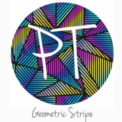 12"x12" Patterned Heat Transfer Vinyl - Geometric Stripes