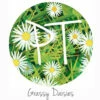 12"x12" Patterned Heat Transfer Vinyl - Grassy Daisies -EXPRESSIONS VINYL Sales Grassy Daisies Swatch 76630.1650908739