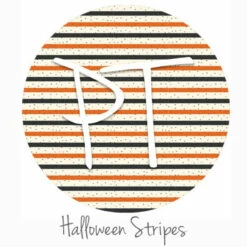 12"x12" Patterned Heat Transfer Vinyl - Halloween Stripes