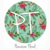 12"x12" Patterned Heat Transfer Vinyl - Hawaiian Floral -EXPRESSIONS VINYL Sales HawaiianFloral 66619.1528843818