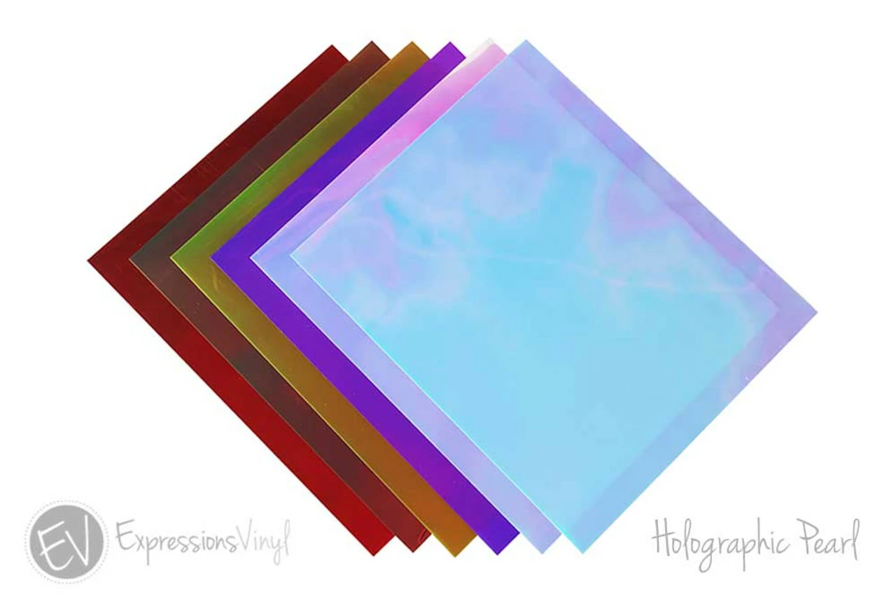 Holographic Pearl 12"x19" Heat Transfer Sheet 3 Holographic Pearl 12"x19" Heat Transfer Sheet