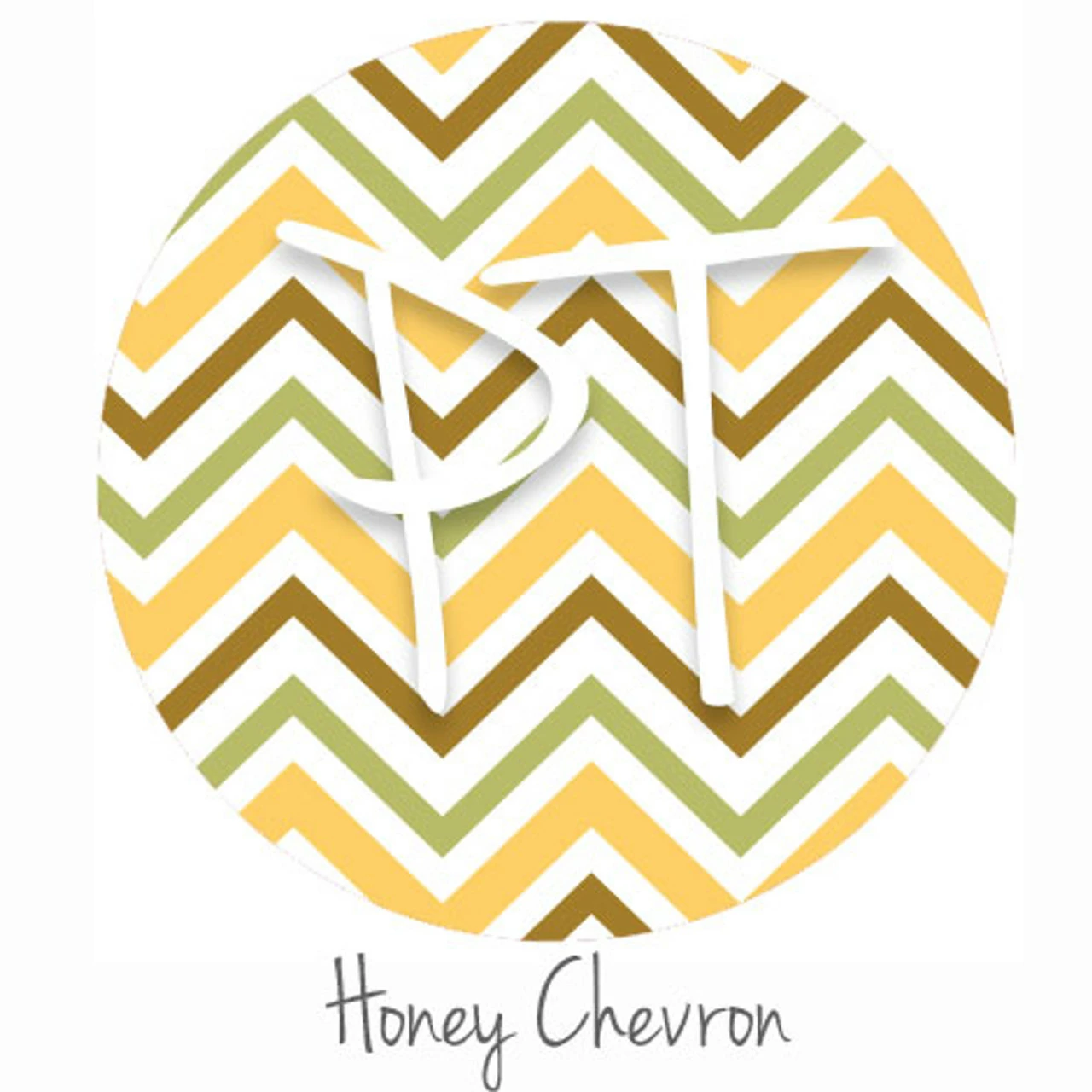 12"x12" Patterned Heat Transfer Vinyl - Honey Chevron 3 12"x12" Patterned Heat Transfer Vinyl - Honey Chevron