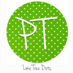 12"x12" Patterned Heat Transfer Vinyl - Dots - Lime Tree