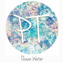 12"x12" Patterned Heat Transfer Vinyl - Ocean Water