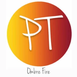 12"x12" Patterned Heat Transfer Vinyl - Ombre Fire