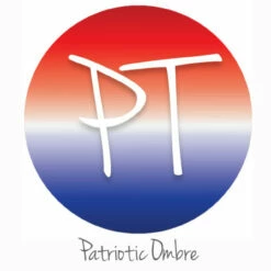12"x12" Patterned Heat Transfer Vinyl - Patriotic Ombre