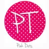 12"x12" Patterned Heat Transfer Vinyl - Dots - Pink -EXPRESSIONS VINYL Sales PinkDots 18625.1525463091