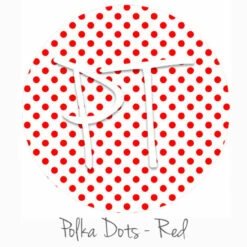 Red And White Holidays - Permanent Patterned Vinyl Collection -EXPRESSIONS VINYL Sales Polka Dots Red 43251.1699634020