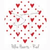 12"x12" Patterned Heat Transfer Vinyl - Polka Hearts - Red -EXPRESSIONS VINYL Sales PolkaHearts Red 48380.1591726147