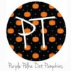 12"x12" Patterned Heat Transfer Vinyl - Polka Dot Pumpkin - Purple -EXPRESSIONS VINYL Sales PurplePolkaDotPumpkin 66785.1568309096.1280.1280 80961.1693934997