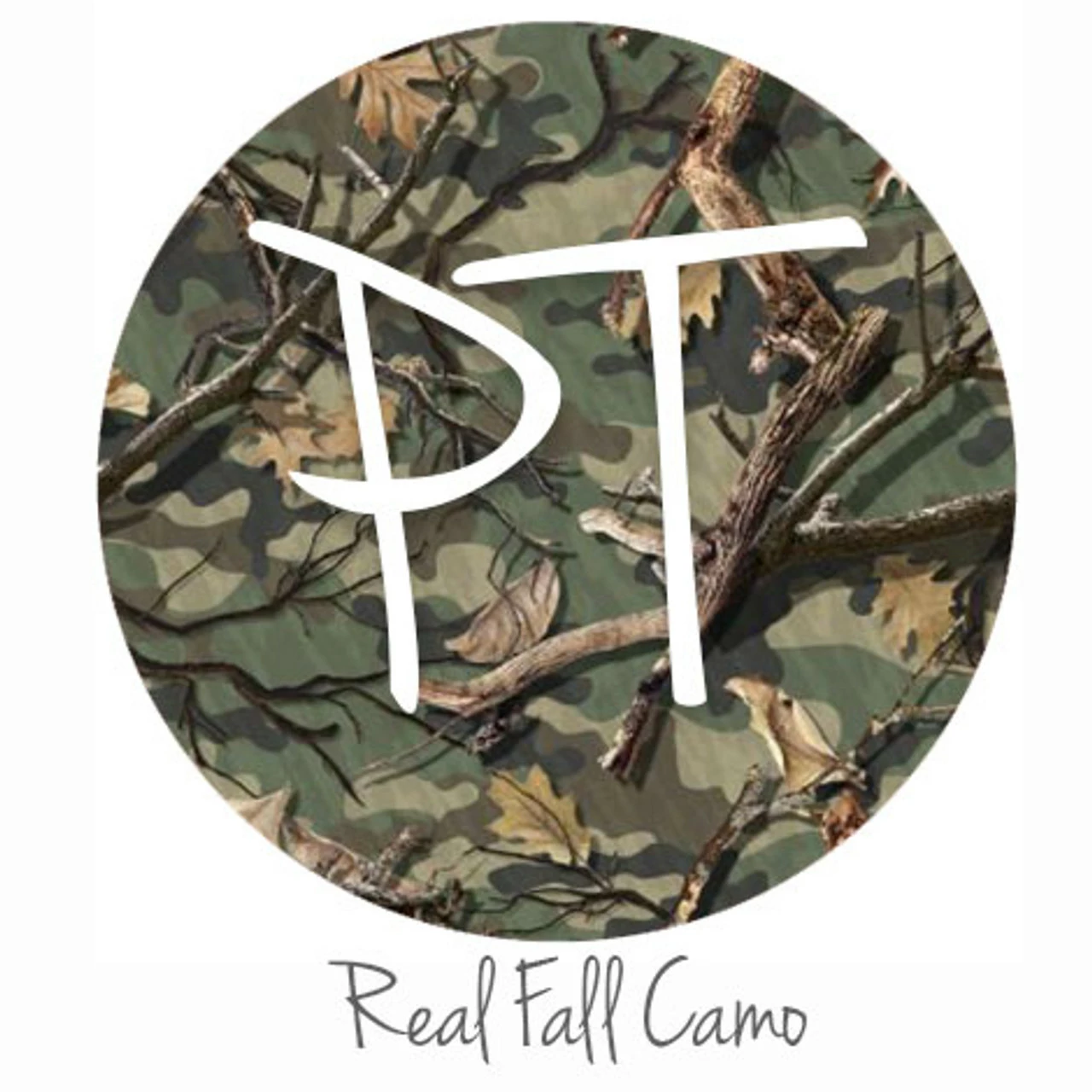 12"x12" Patterned Heat Transfer Vinyl - Real Fall Camo 3 12"x12" Patterned Heat Transfer Vinyl - Real Fall Camo
