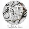 12"x12" Patterned Heat Transfer Vinyl - Real Winter Camo