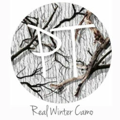 12"x12" Patterned Heat Transfer Vinyl - Real Winter Camo