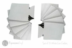 White Can Coolers - 12 Pack