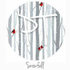 12"x12" Patterned Heat Transfer Vinyl - Snowfall
