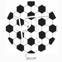 12"x12" Patterned Heat Transfer Vinyl - Soccer