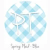 12"x12" Patterned Heat Transfer Vinyl - Spring Plaid - Blue -EXPRESSIONS VINYL Sales SpringPlaid Blue 84871.1525461917