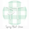 12"x12" Patterned Heat Transfer Vinyl - Spring Plaid - Green -EXPRESSIONS VINYL Sales SpringPlaid Green 73853.1525461898
