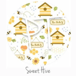 12"x12" Patterned Heat Transfer Vinyl - Sweet Hive