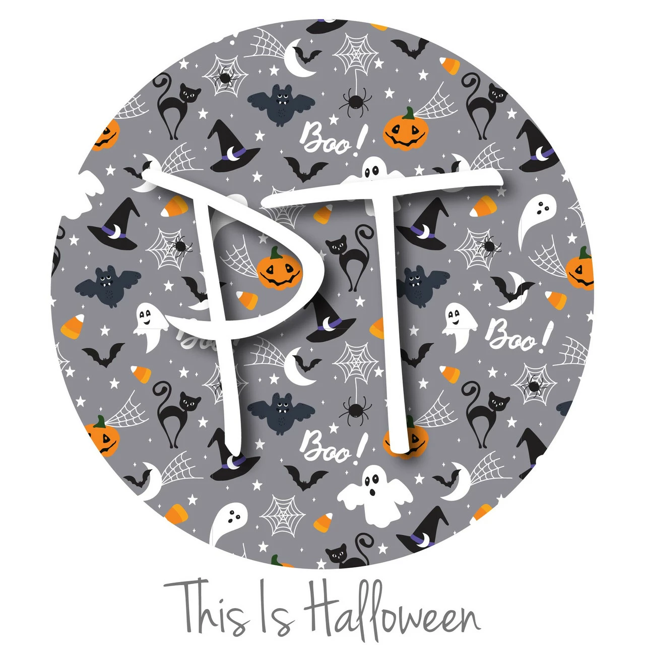 12"x12" Patterned Heat Transfer Vinyl - This Is Halloween 3 12"x12" Patterned Heat Transfer Vinyl - This Is Halloween