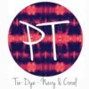 12"x12" Patterned Heat Transfer Vinyl - Tie Dye - Navy & Coral -EXPRESSIONS VINYL Sales Tie Dye NavyCoral 95427.1551219245