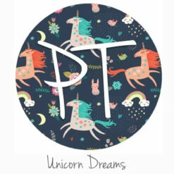 12"x12" Patterned Heat Transfer Vinyl - Unicorn Dreams