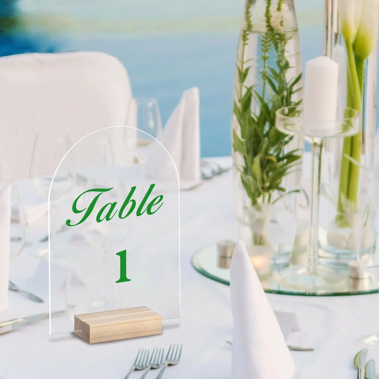 5"x7" Acrylic Arch Sign - 2pk. 5 5"x7" Acrylic Arch Sign - 2pk. - Image 3