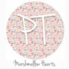 12" X 12" Patterned Heat Transfer - Marshmallow Hearts -EXPRESSIONS VINYL Sales marshmallow hearts 10112.1706565386