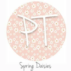 12" X 12" Patterned Heat Transfer - Spring Daisies